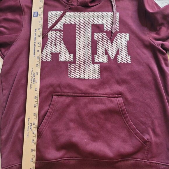 2312 Adidas Texas A&M Hooded Sweatshirt Men's Size Medium - Picture 3 of 5